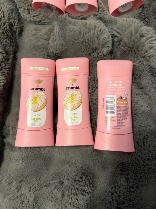 Dove Other - 3 Dove x Crumbl Key Lime Pie Scent Pink Stick Deodorant - 2.6 oz